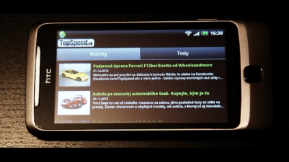 MÁŠ V MOBILE ANDROID? PRINÁŠAME TOPSPEED.SK MOBILE
