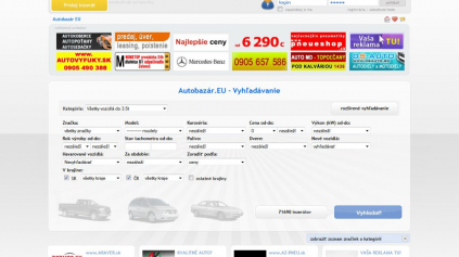 AUTOBAZAR.EU MÁ OD DNES NOVÝ DIZAJN!