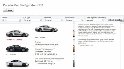 PORSCHE UŽ MÁ NOVÚ 911 V ONLINE KONFIGURÁTORE