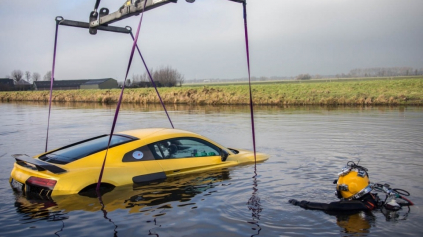 AUDI R8 V10 PLUS VZAL NA VÝLET A SKONČIL V RIEKE