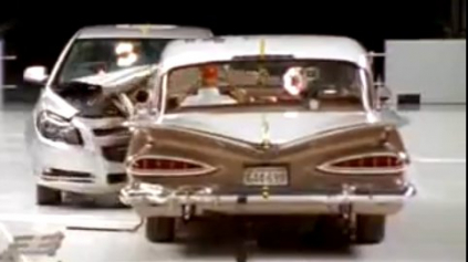 NAJBIZARNEJŠIE CRASH TESTY HISTÓRIE V: 1959 CHEVY BEL AIR VS. 2009 CHEVY MALIBU