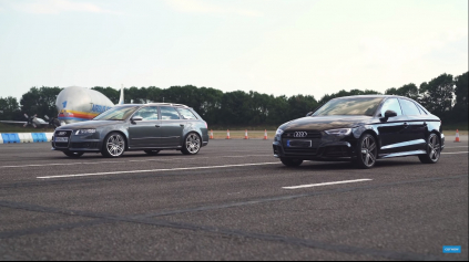 PORAZÍ V8 OTURBENÝ ŠTVORVALEC? AUDI RS4 VS AUDI S3