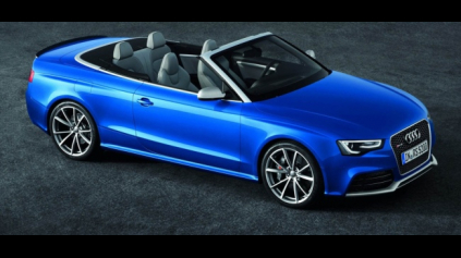 AUDI RS 5 CABRIOLET BOLO ONLINE. JE TO RAKETA BEZ STRECHY.