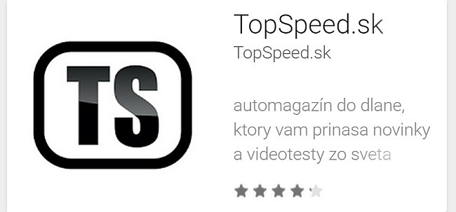 II. generácia mobilnej appky TopSpeed.sk je stále jedinou v SR a ČR