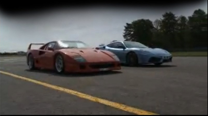 VIDEO: FERRARI F40 VS. FERRARI F430 SCUDERIA