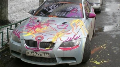 BMW M3 E92 V UMELECKOM STVÁRNENÍ DETÍ RUSKEJ ŠKÔLKY