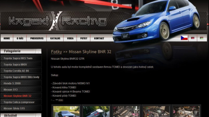 KAGEKI RACING MÁ NOVÝ WEB