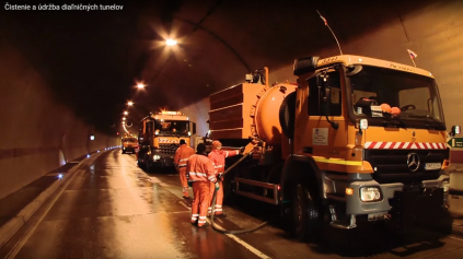 JARNÉ UPRATOVANIE V TUNELOCH. ČISTILI SITINU A HORELICU, NASLEDUJÚ BÔRIK, ŠIBENIK A BRANISKO