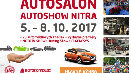 SÚŤAŽ O 10X 2 LÍSTKY NA AUTOSALÓN V NITRE!