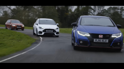 AWD/FWD/RWD? FOCUS RS, CIVIC TYPE R, M140I TVÁROU V TVÁR