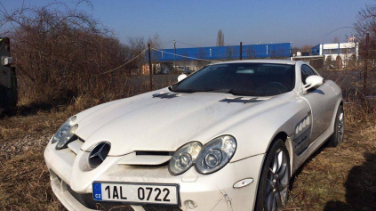 MERCEDES SLR MCLAREN 6 ROKOV CHÁTRA NA POLICAJNOM PARKOVISKU V ČR