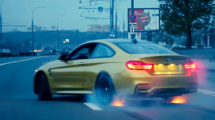 BMW M4, MOSKVA A DRIFTING SÚ JEDNÝM SLOVOM REBÉLIA