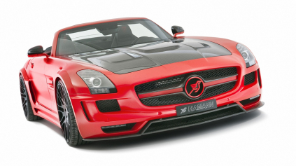 HAMANN HAWK ROADSTER- MERCEDES SLS V PREVEDENÍ KRV A KARBÓN