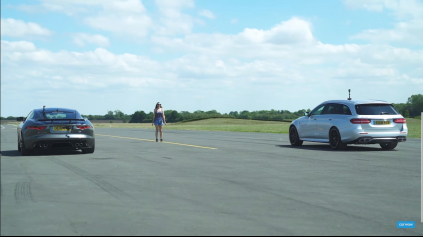 JAGUAR F-TYPE SVR VS MERCEDES E63 S T-MODELL