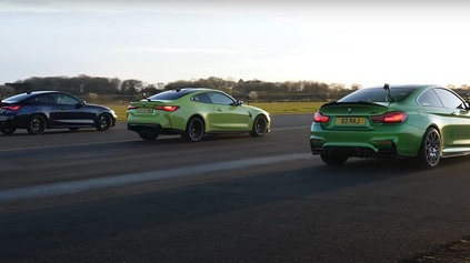 DRAG RACE BMW M4 COMPETITION PROTI STAREJ GENERÁCII A M440I