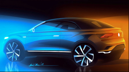 VW CROSSOVER KABRIOLET? MÔŽE VZNIKNÚŤ NA BÁZE T-ROCU