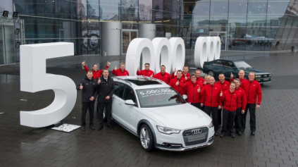 GRATULUJEME! NOVÝ MÍĽNIK V HISTÓRII AUDI JE 5 MILIÓNTE QUATTRO