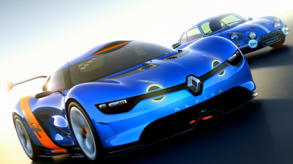 KONCEPT RENAULT ALPINE A110-50 JE VONKU