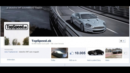 TOPSPEED.SK NA FB PREKROČIL 10 000 FANÚŠIKOV - VĎAKA VÁM!