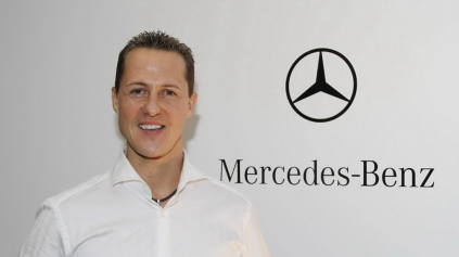 SCHUMACHER V REKLAME NA MERCEDES SLS AMG