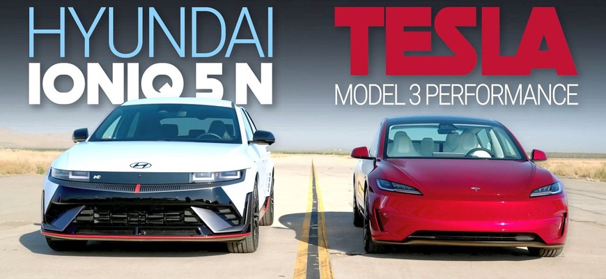 Je rýchlejšia Tesla Model 3 Performance alebo Hyundai Ioniq 5 N? Priamy duel prekvapil